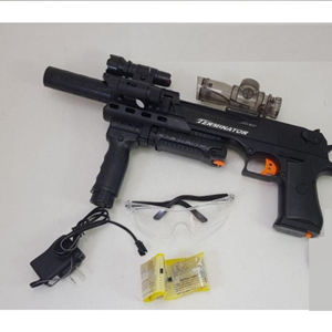 تفنگ اسباب بازی تیر ژله ای شارژی Desert Eagle Tactical مدل d8a -اسباب بازی